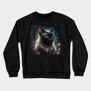 Burmese Cat Art Crewneck Sweatshirt